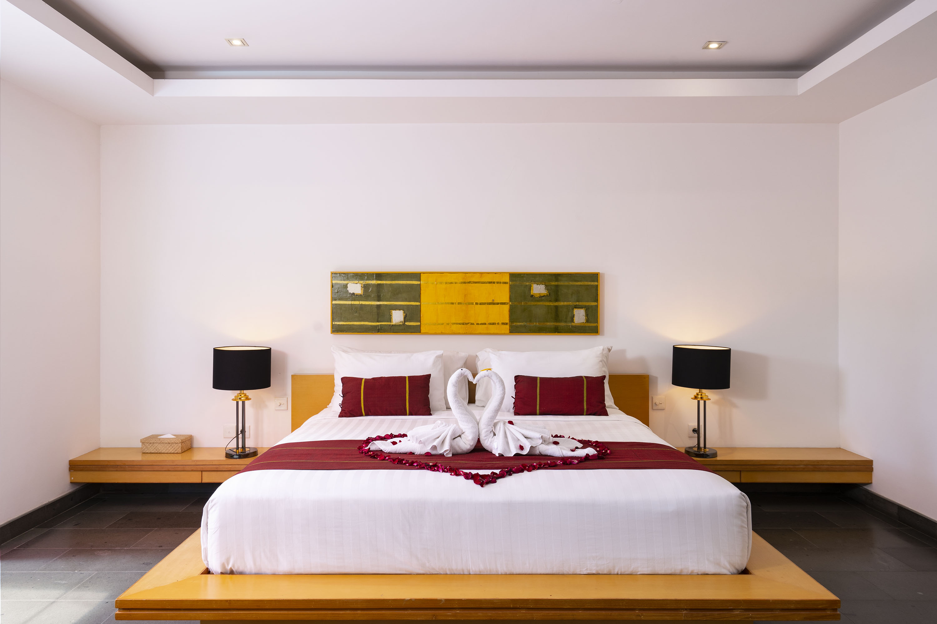 Bed of Bali Island Villas room